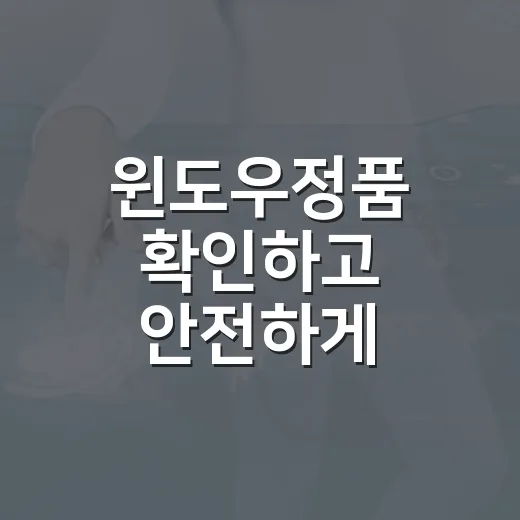 윈도우정품 확인하고 안전하게 구매하는 방법 - 요약