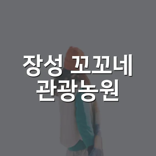 장성 꼬꼬네 관광농원, 자연 속 숙소를 고를 때 기대치를 낮춰봤더니 - 요약