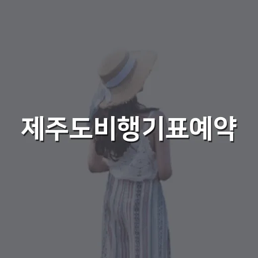 제주도비행기표예약, 숙소 100곳 넘게 다니며 체감한 진짜 싸게 잡는 타이밍 - 요약