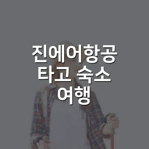진에어항공 타고 숙소 여행 다녀와봤더니, 가격보다 더 봐야 할 것들 - 요약