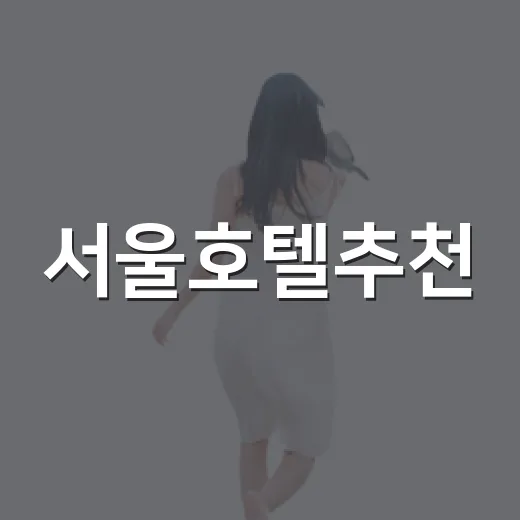서울호텔추천, 100곳 넘게 자본 사람이 위치부터 다시 골라봤더니 - 요약