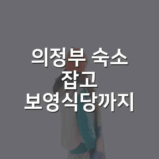 의정부 숙소 잡고 보영식당까지 가봤더니, 부대찌개거리에서 왜 줄 서는지 알겠더라 - 요약