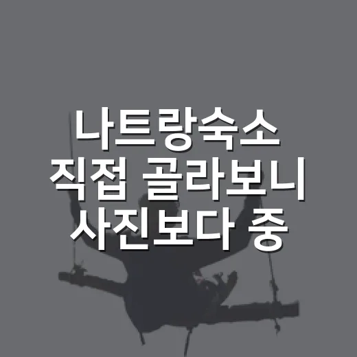 나트랑숙소 직접 골라보니 사진보다 중요한 게 따로 있었습니다 - 요약