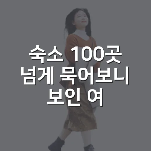 숙소 100곳 넘게 묵어보니 보인 여행사창업의 진짜 변수 - 요약