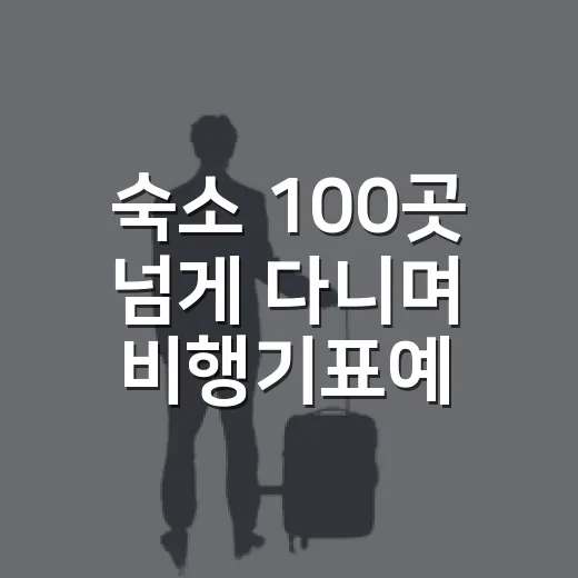 숙소 100곳 넘게 다니며 비행기표예약 타이밍을 바꿔봤더니 생긴 일 - 요약