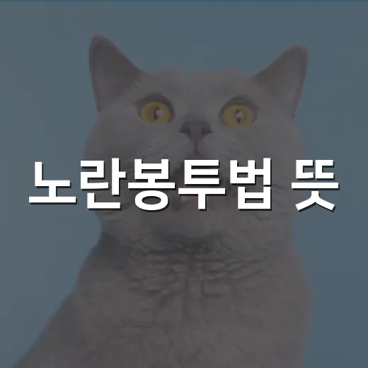 노란봉투법 뜻, 헷갈리는 부분 4가지로 잡기 - 요약