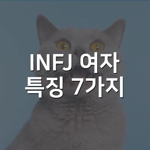 INFJ 여자 특징 7가지, 조용해 보여도 속은 꽤 바쁩니다 - 요약