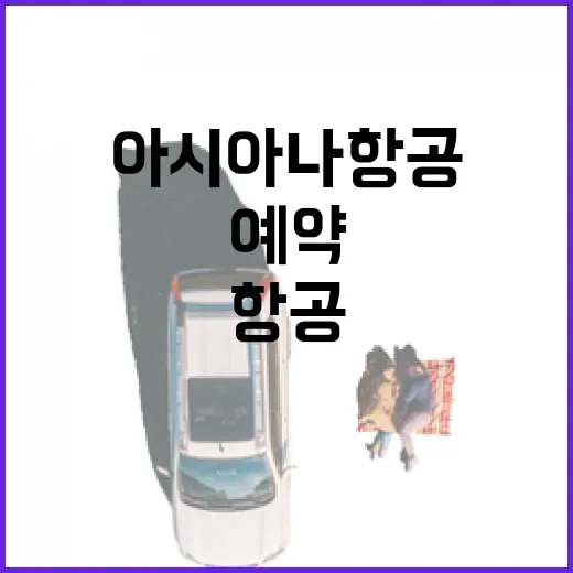아시아나항공 예약,…