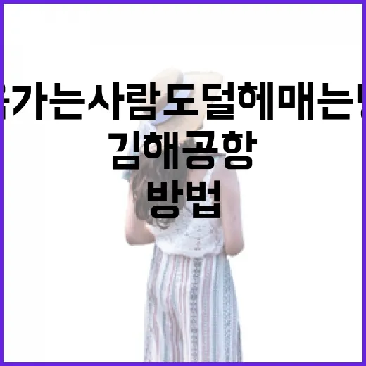 김해공항 처음 가는 사람도 덜 헤매는 방법 - 요약