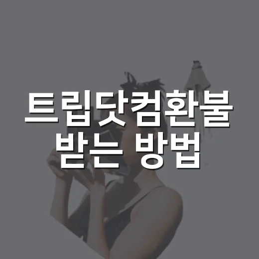 트립닷컴환불 받는 방법, 항공권·숙소 취소 전 확인할 것 - 요약