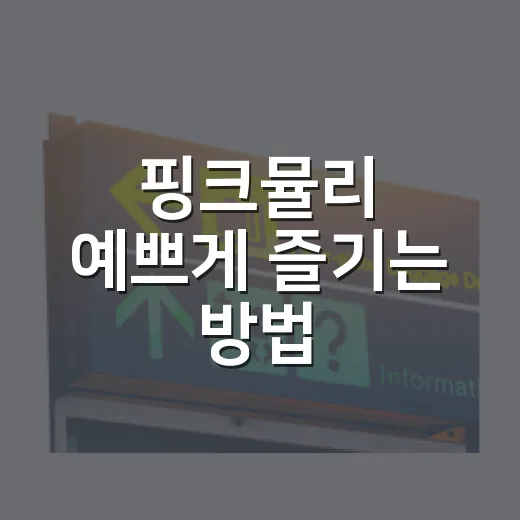 핑크뮬리 예쁘게 즐기는 방법, 사진부터 방문 시기까지 초보자 가이드 - 요약