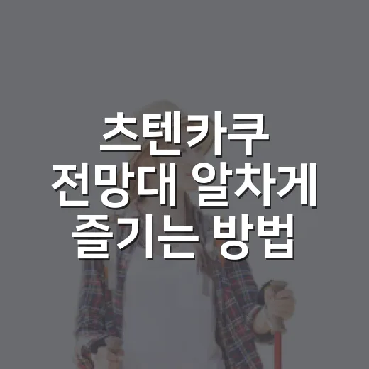 츠텐카쿠 전망대 알차게 즐기는 방법 - 요약