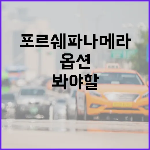 포르쉐파나메라 고르는 방법, 옵션보다 먼저 봐야 할 기준 - 요약