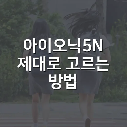 아이오닉5N 제대로 고르는 방법, 재미와 현실성을 같이 보는 기준 - 요약