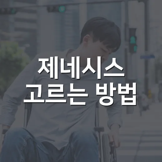 제네시스 고르는 방법, 세단·SUV·전기차까지 이렇게 보면 쉽습니다 - 요약