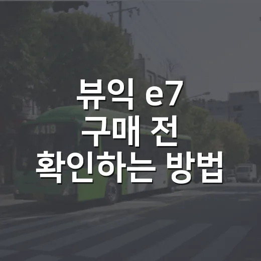 뷰익 e7 구매 전 확인하는 방법: 중국형 플러그인 하이브리드 SUV 제대로 읽기 - 요약