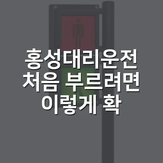 홍성대리운전 처음 부르려면 이렇게 확인하세요 - 요약