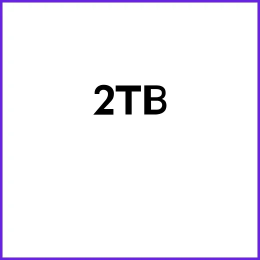 SSD2TB 고르는 방법, 용량부터 속도까지 초보자도 헷갈리지 않게 - 요약