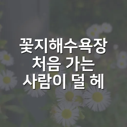 꽃지해수욕장 처음 가는 사람이 덜 헤매는 방법 - 요약