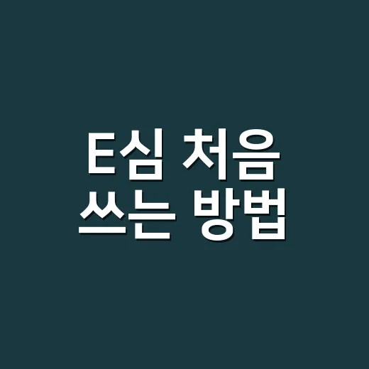 E심 처음 쓰는 방법, 개통 전 확인부터 여행용 설정까지 - 요약