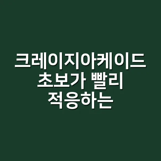 크레이지아케이드 초보가 빨리 적응하는 방법, 물풍선부터 맵 선택까지 - 요약