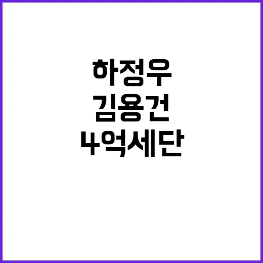 하정우가 김용건에게 4억 세단을 선물한 이야기를 보는 방법 - 요약