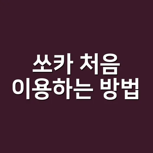 쏘카 처음 이용하는 방법, 예약부터 반납까지 헷갈리는 부분만 콕 집어 - 요약