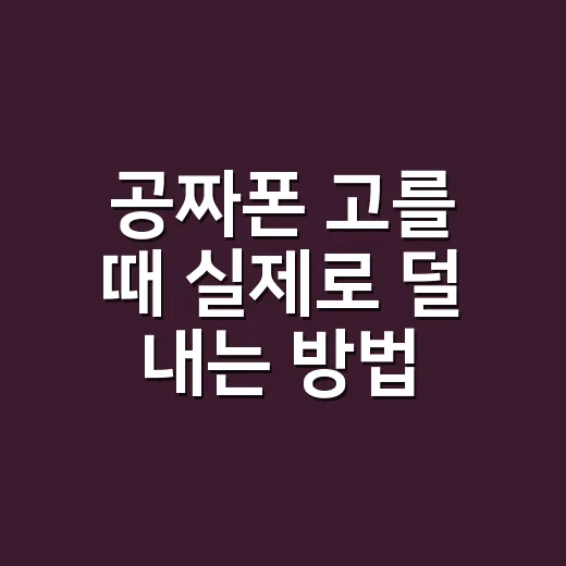 공짜폰 고를 때 실제로 덜 내는 방법 - 요약