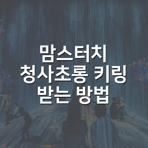 맘스터치 청사초롱 키링 받는 방법, 세트 가격부터 재고 확인까지 - 요약