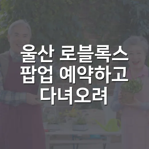 울산 로블록스 팝업 예약하고 다녀오려면 이렇게 준비하세요 - 요약