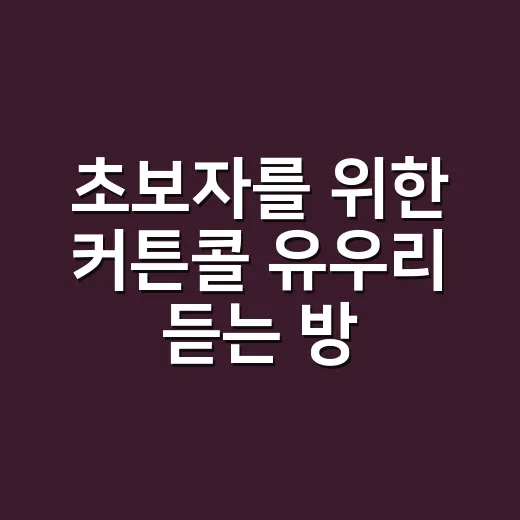초보자를 위한 커튼콜 유우리 듣는 방법, 공연장 감각으로 읽는 감상 포인트 - 요약