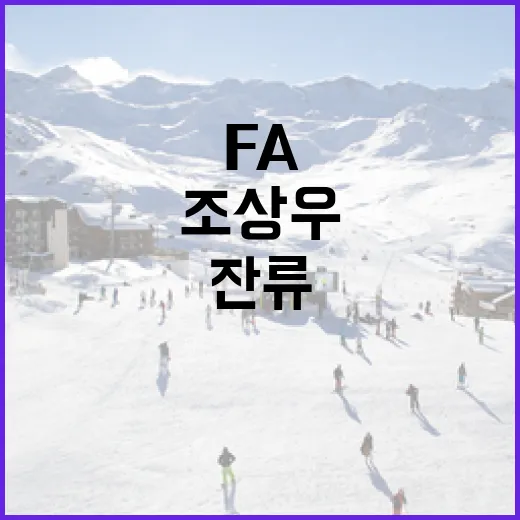 조상우 FA, 잔류와 이적 사이의 갈림길 - 요약