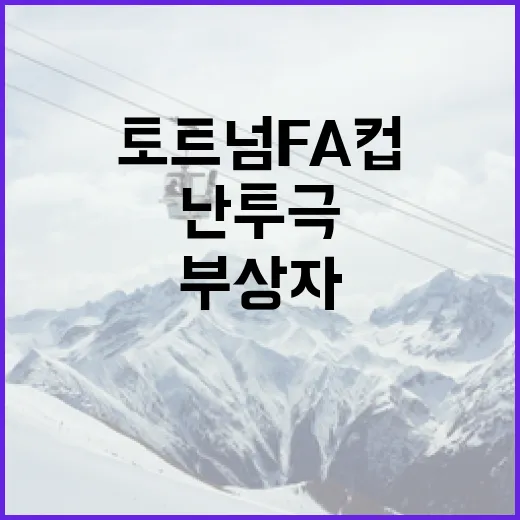 토트넘 FA컵 부상자 난투극에서 살아남는 방법 - 요약