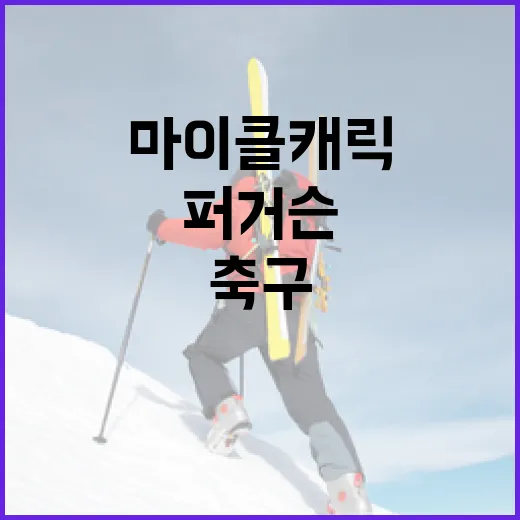 마이클 캐릭처럼 맨유에서 성공하려면 이렇게: 퍼거슨의 축구 철학 4가지 - 요약