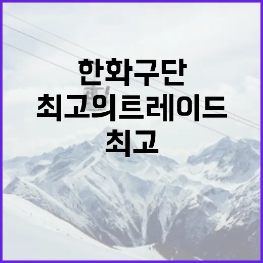 한화 구단 역사상 최고의 트레이드를 알아보는 방법 - 요약