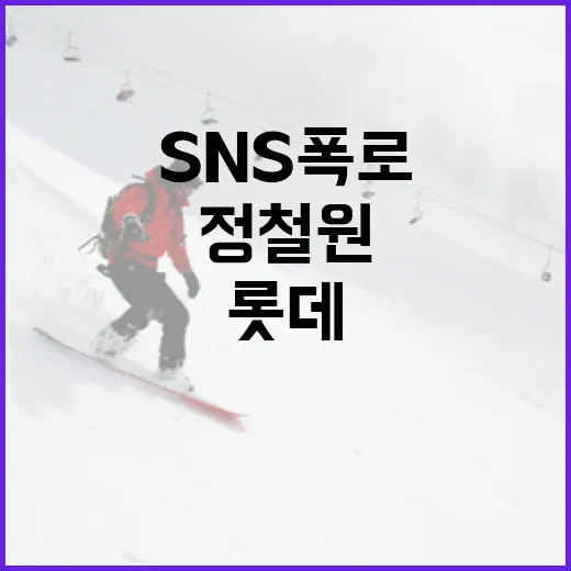 정철원 SNS 폭로에 롯데가 고민을 시작해야 하는 이유 - 요약