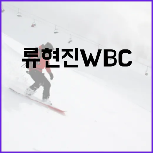 류현진 WBC 대표팀 신드롬 이해하는 방법 - 요약