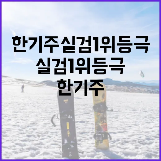 한기주 실검 1위 등극하는 방법 - 요약