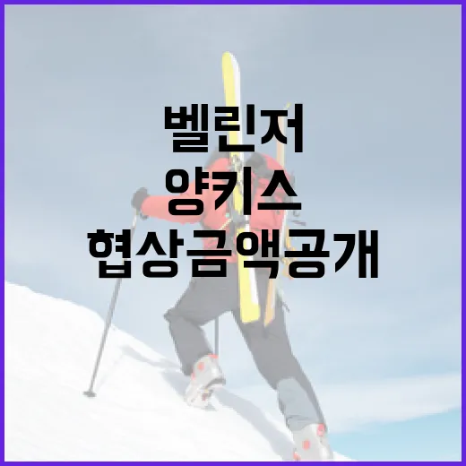 벨린저와 양키스의 협상 금액 공개 방법 - 요약