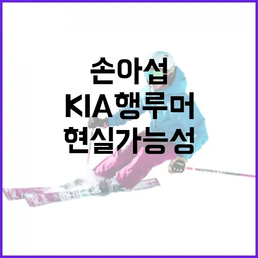 손아섭 KIA행 루머의 현실 가능성 알아보기 - 요약