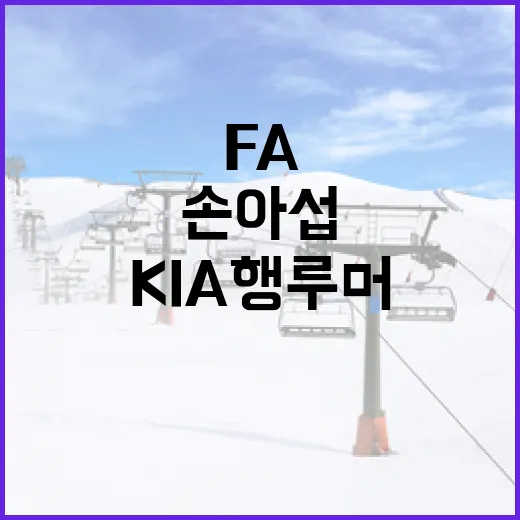 손아섭 FA, KIA행 루머의 현실을 파헤치는 방법 - 요약