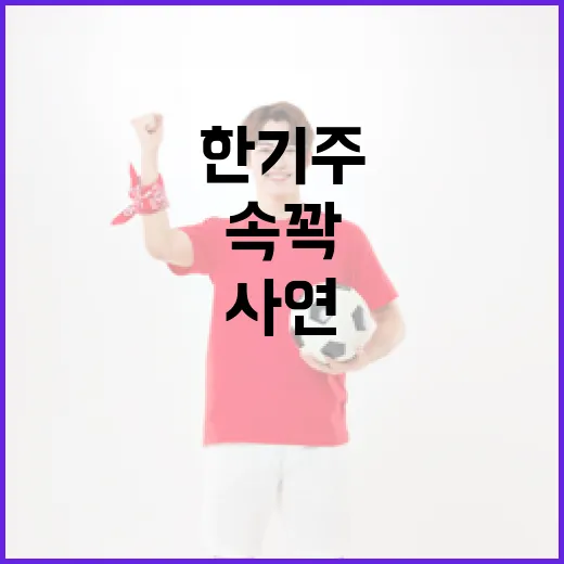 한기주의 속 꽉 찬 사연을 이해하는 방법