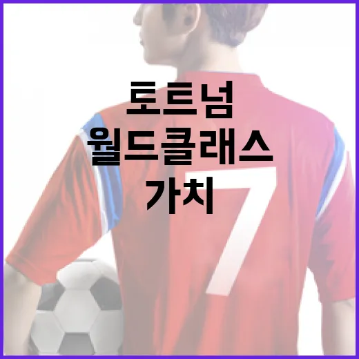 손흥민이 월드클래스인 이유와 토트넘에서의 가치 - 요약