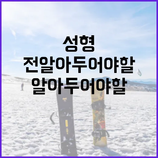 김민지 성형전 알아두어야 할 것들 - 요약