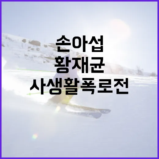 손아섭과 황재균의 사생활 폭로전을 이해하는 방법 - 요약