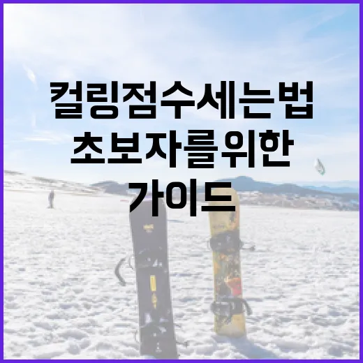 컬링 점수 세는 법: 초보자를 위한 가이드 - 요약
