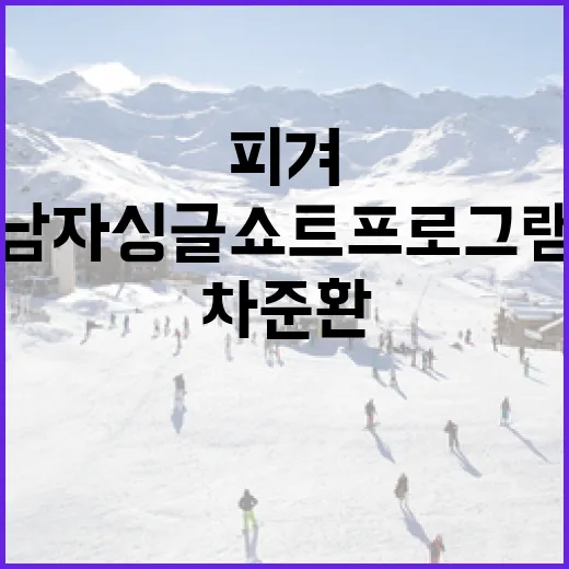 차준환의 피겨스케이팅 남자 싱글 쇼트 프로그램 이해하기 - 요약