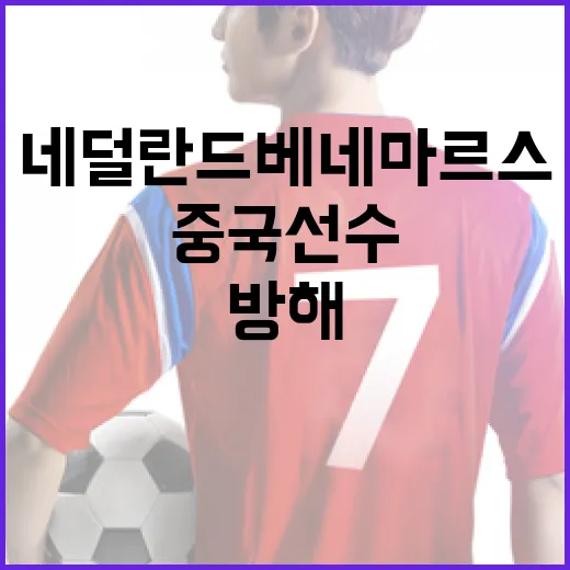 네덜란드 베네마르스를 방해한 중국 선수에 대한 논란 해결 방법 - 요약