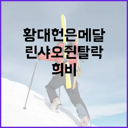 황대헌 은메달 획득과 린샤오쥔 탈락: 희비가 교차한 순간을 파헤쳐보자 - 요약