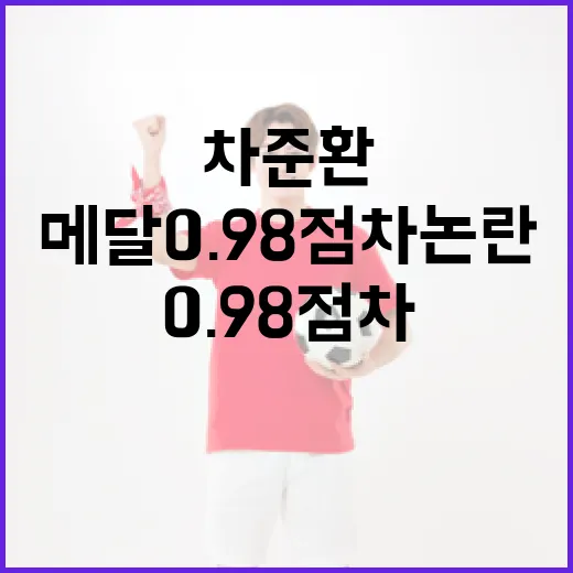 차준환의 메달 0.98점 차 논란 분석 및 이해하는 방법 - 요약